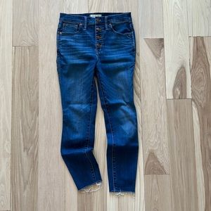 Madewell 10” high-rise skinny crop